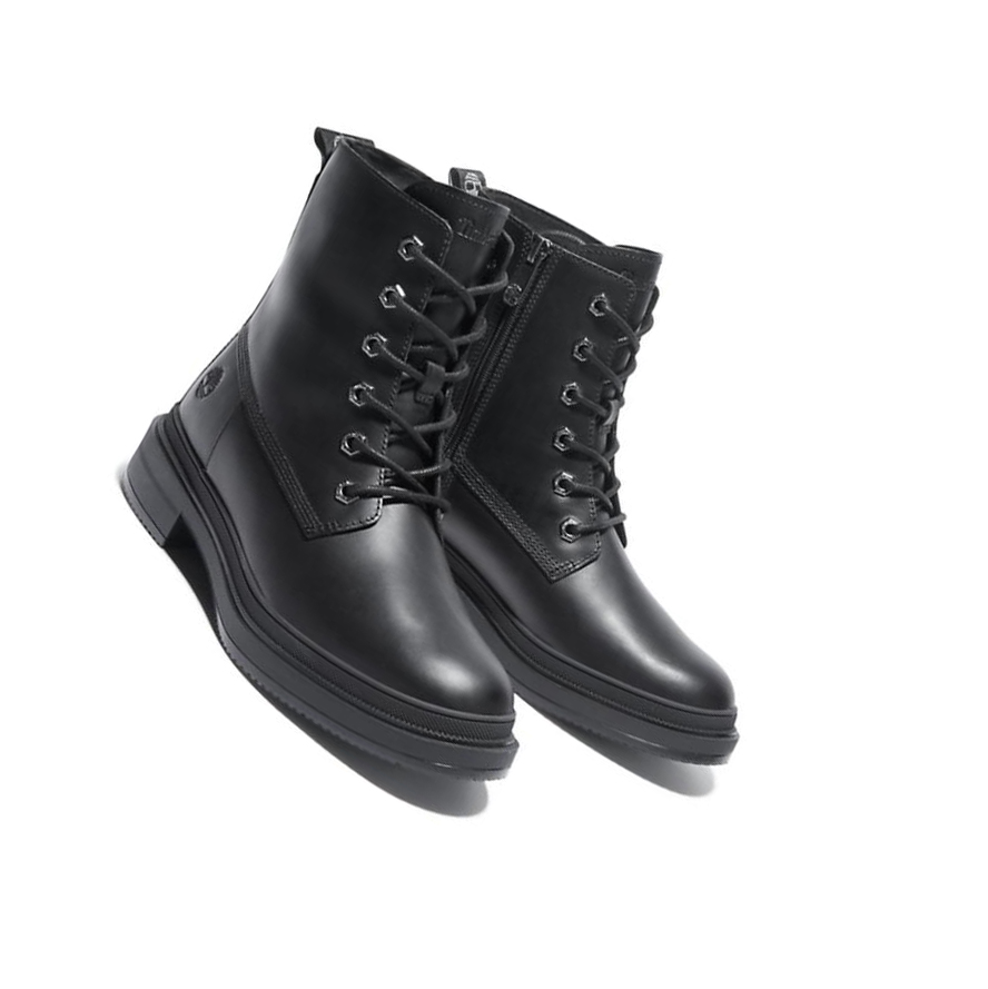 Original 6-inch Boots Timberland Lisbon Lane Invierno Mujer Negras | ES-NMRYW51