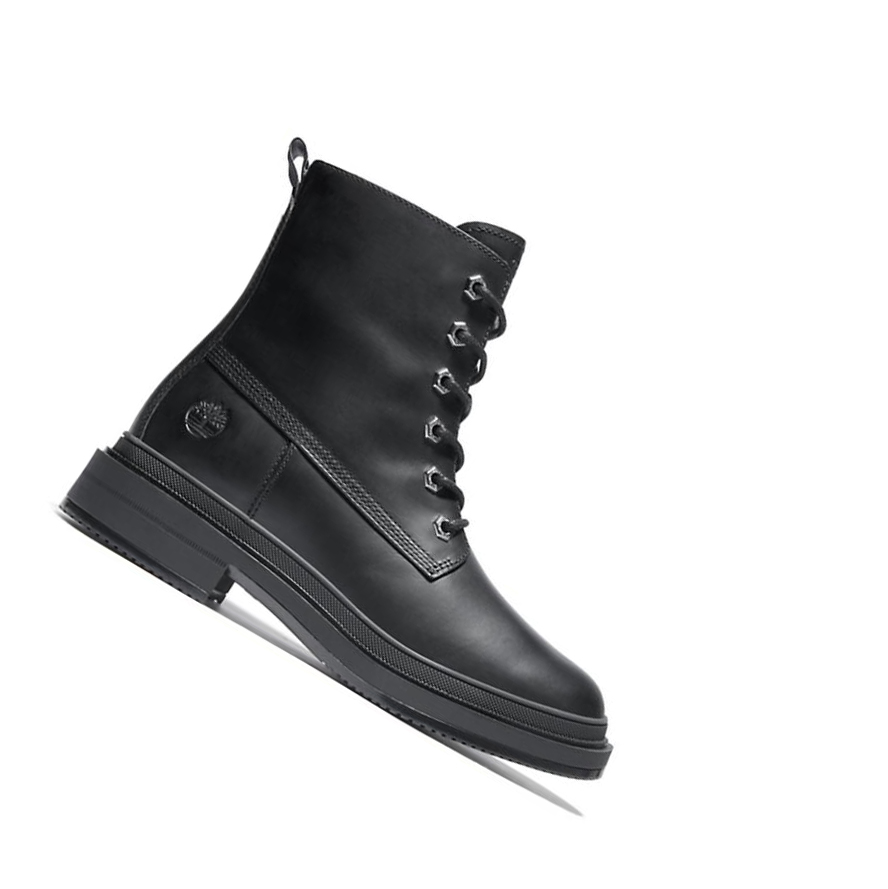 Original 6-inch Boots Timberland Lisbon Lane Invierno Mujer Negras | ES-NMRYW51