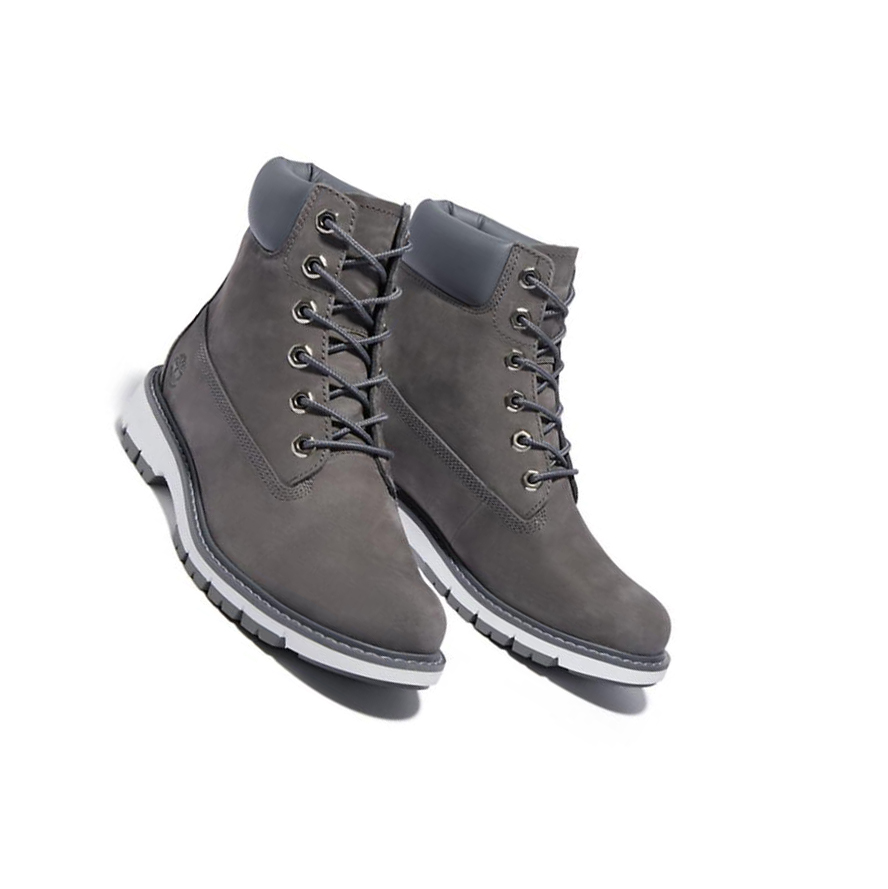 Original 6-inch Boots Timberland Lucia Way Mujer Gris | ES-ABYGK70