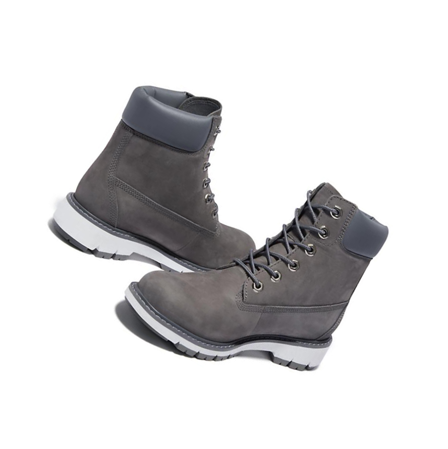 Original 6-inch Boots Timberland Lucia Way Mujer Gris | ES-ABYGK70