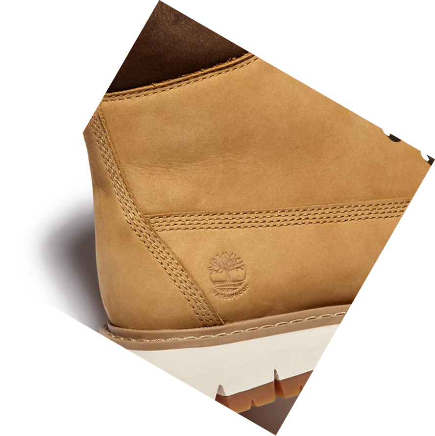 Original 6-inch Boots Timberland Lucia Way Forro Mujer Amarillo | ES-EPRSZ27