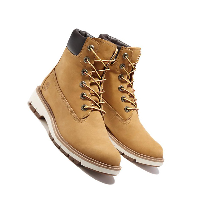 Original 6-inch Boots Timberland Lucia Way Mujer Amarillo | ES-VCXUF49