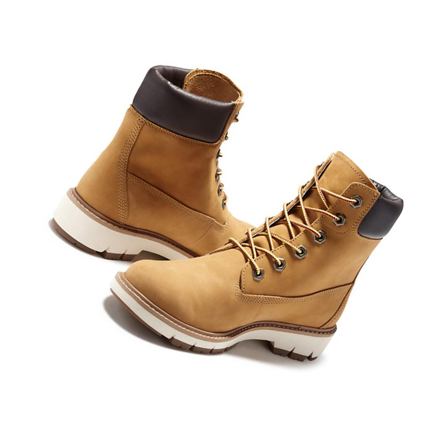 Original 6-inch Boots Timberland Lucia Way Mujer Amarillo | ES-VCXUF49