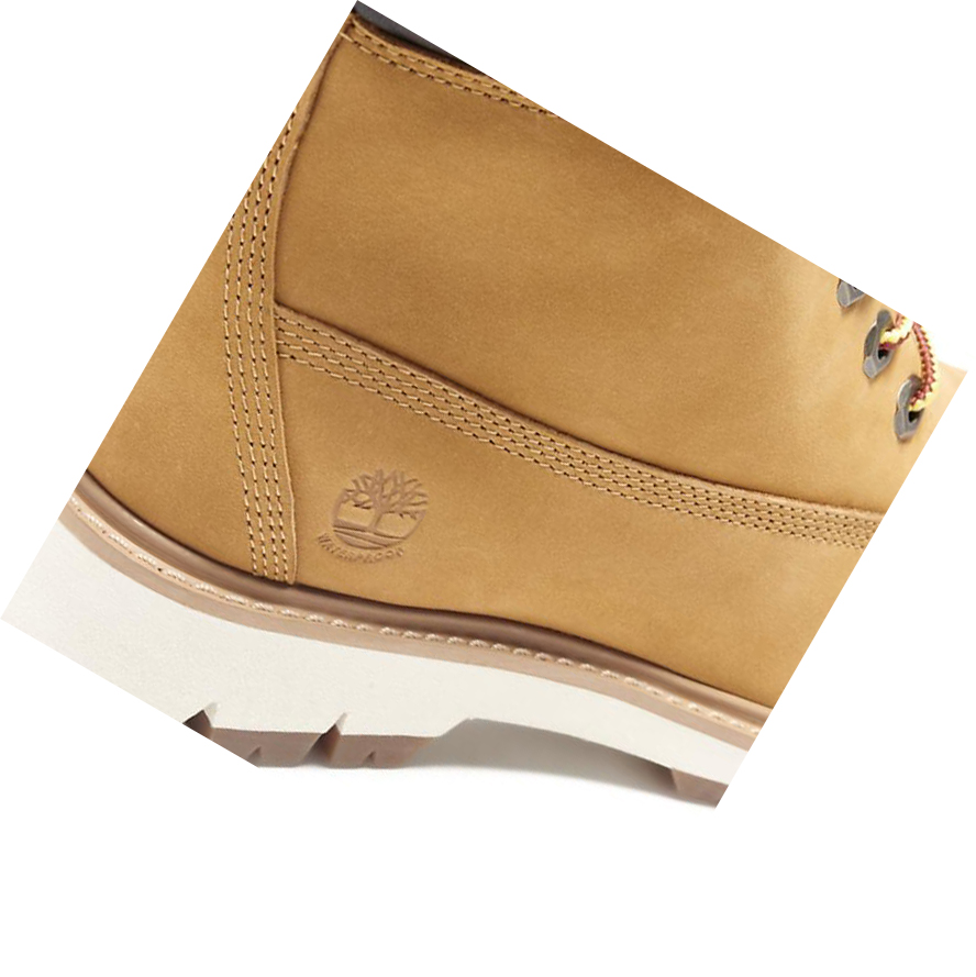 Original 6-inch Boots Timberland Lucia Way Mujer Amarillo | ES-VCXUF49