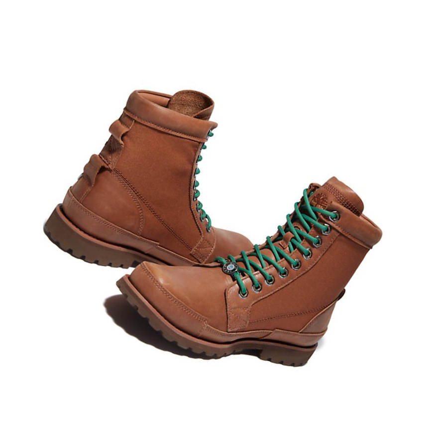 Original 6-inch Boots Timberland Moto Guzzi x Timberland® Original Cuero Hombre Marrones | ES-JEGFU07