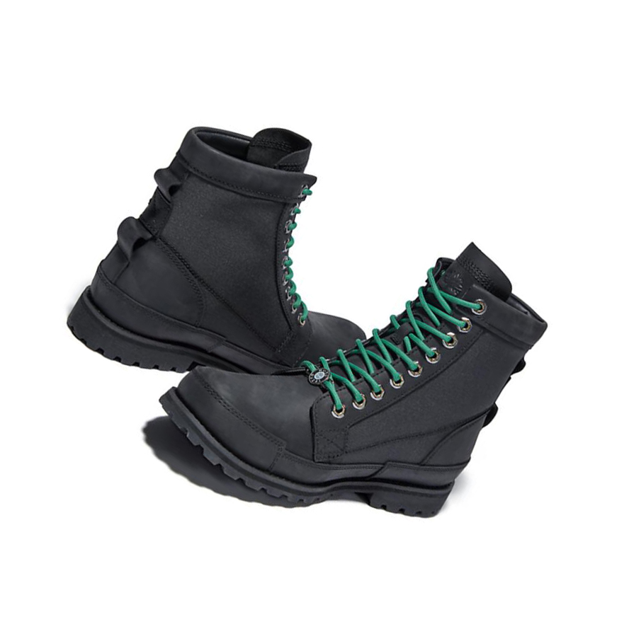 Original 6-inch Boots Timberland Moto Guzzi x Timberland® Original Cuero Hombre Negras | ES-RULAH73