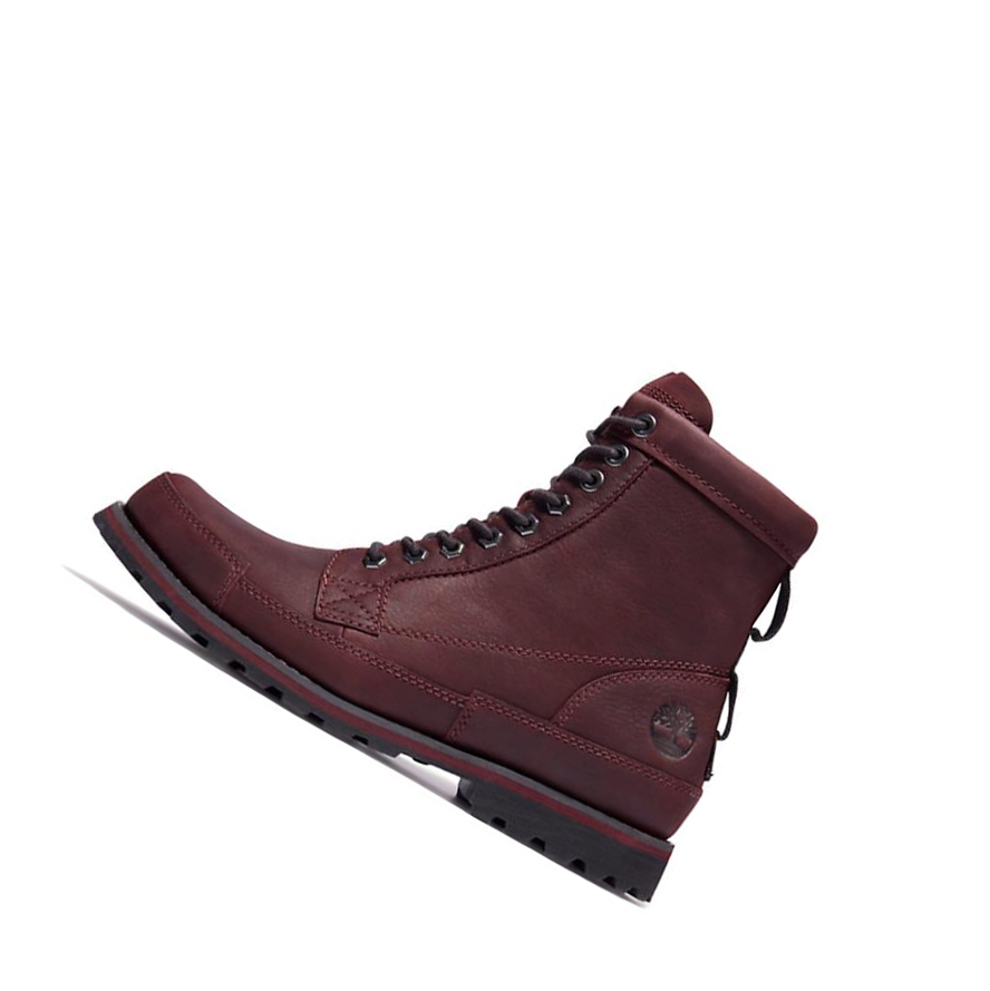 Original 6-inch Boots Timberland Originales Hombre Burdeos | ES-CGLJB96