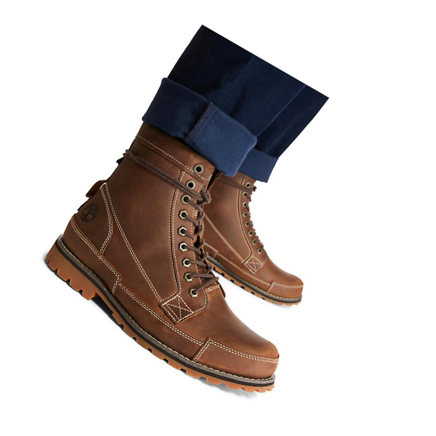 Original 6-inch Boots Timberland Originales Hombre Marrones Claro | ES-QUNFT04