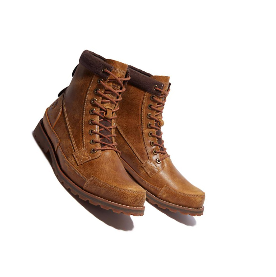 Original 6-inch Boots Timberland Originales Forro Hombre Amarillo | ES-VTDIU45