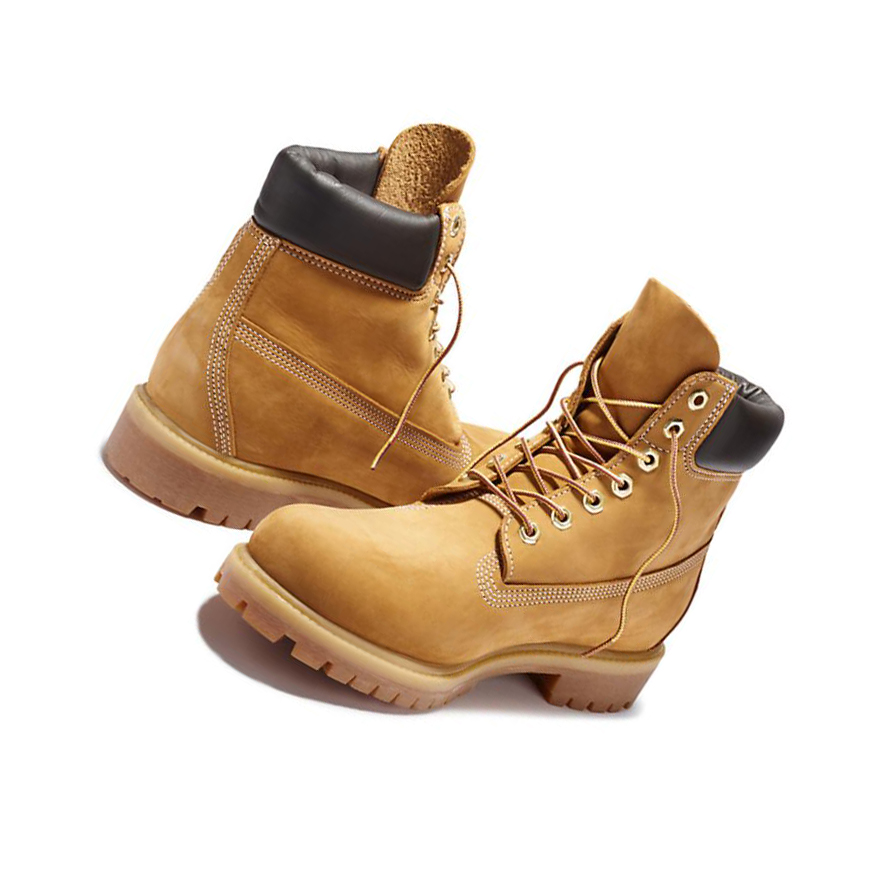 Original 6-inch Boots Timberland Premium Hombre Amarillo | ES-AJVOP09