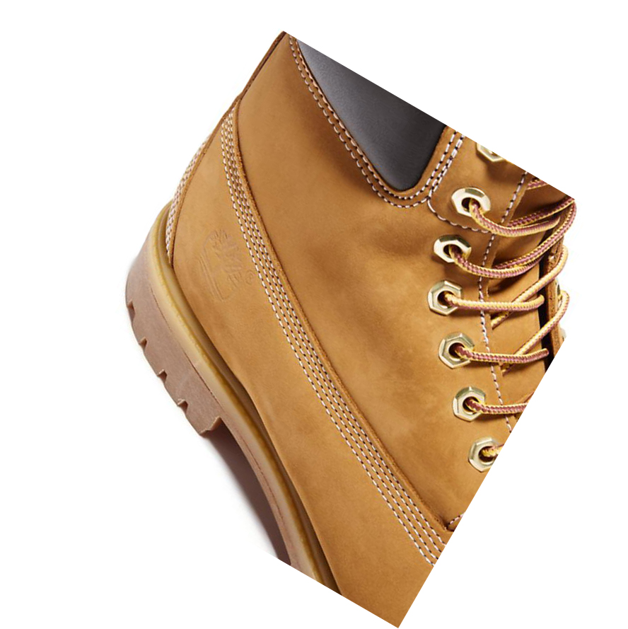 Original 6-inch Boots Timberland Premium Hombre Amarillo | ES-AJVOP09