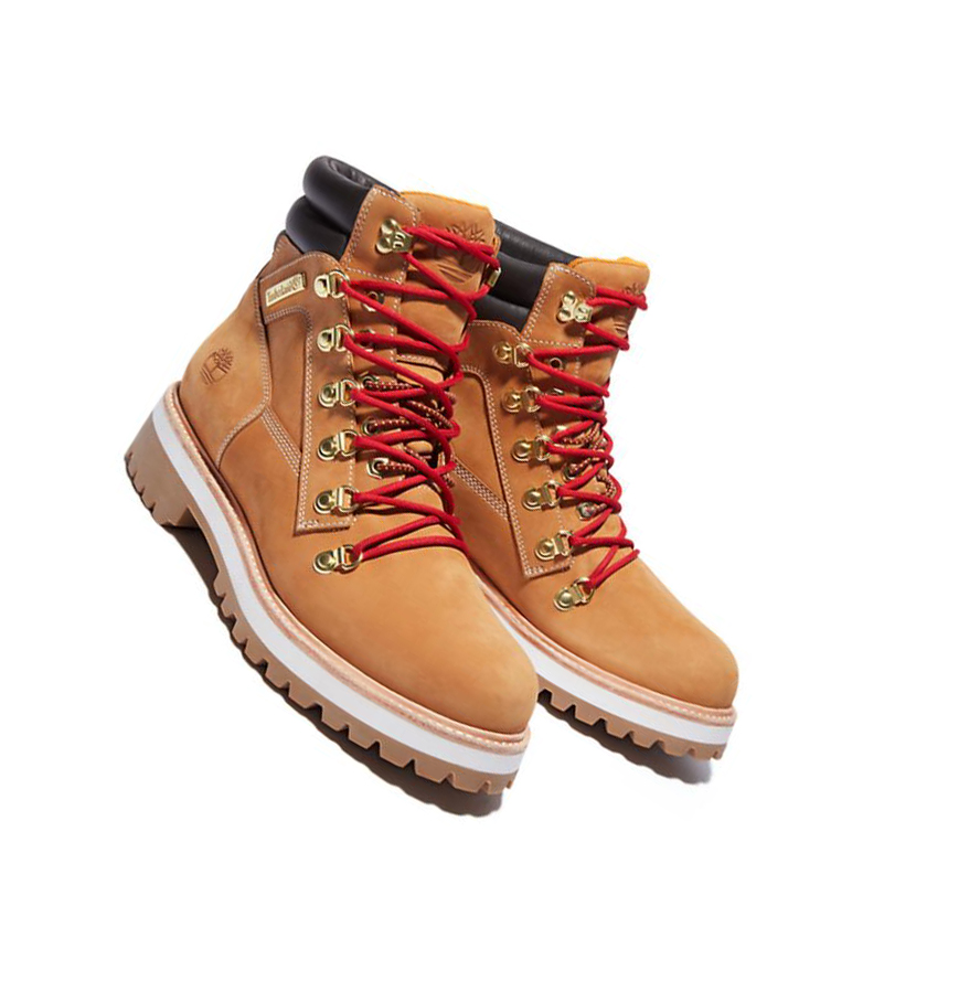 Original 6-inch Boots Timberland Premium Luxe Hombre Amarillo | ES-CAKME61