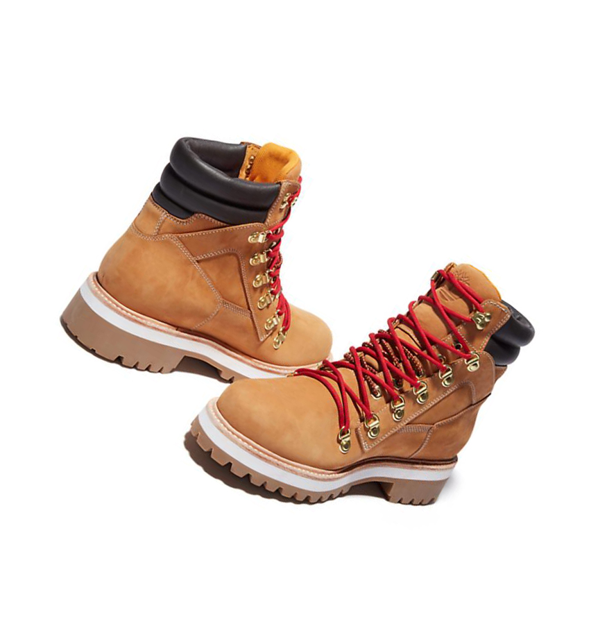 Original 6-inch Boots Timberland Premium Luxe Hombre Amarillo | ES-CAKME61