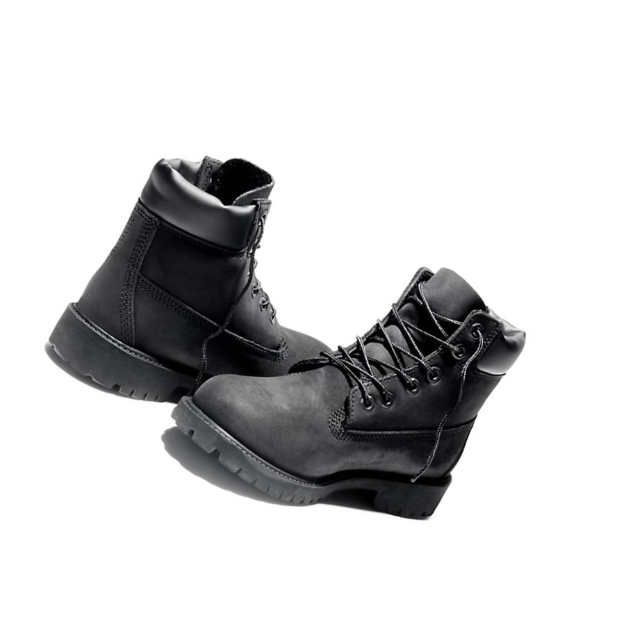 Original 6-inch Boots Timberland Premium Niños Negras | ES-IVMCT16