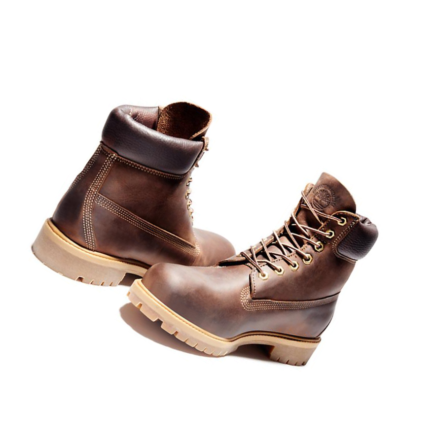 Original 6-inch Boots Timberland Premium Heritage Hombre Marrones Oscuro | ES-JWXHR32