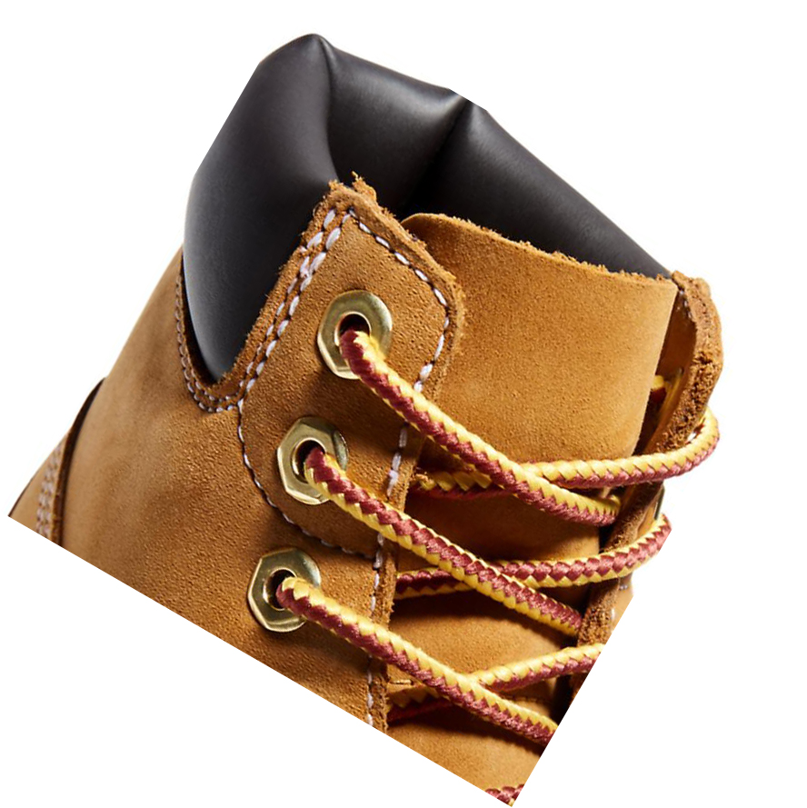 Original 6-inch Boots Timberland Premium Niños Amarillo | ES-LCFMY16