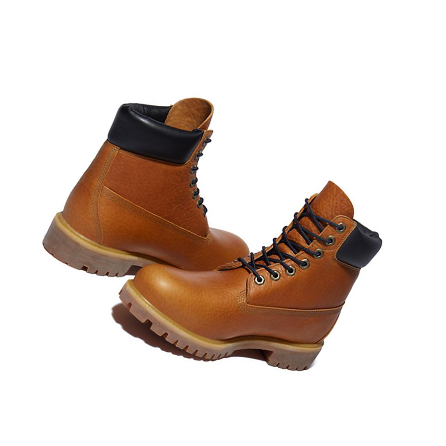 Original 6-inch Boots Timberland Premium Extra Warm Full Grain Hombre Amarillo | ES-NBHKZ28