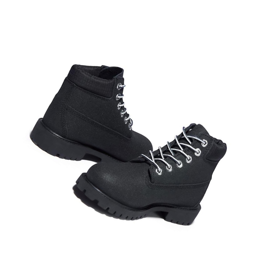 Original 6-inch Boots Timberland Premium Waterproofs Niños Negras | ES-QMDRS37