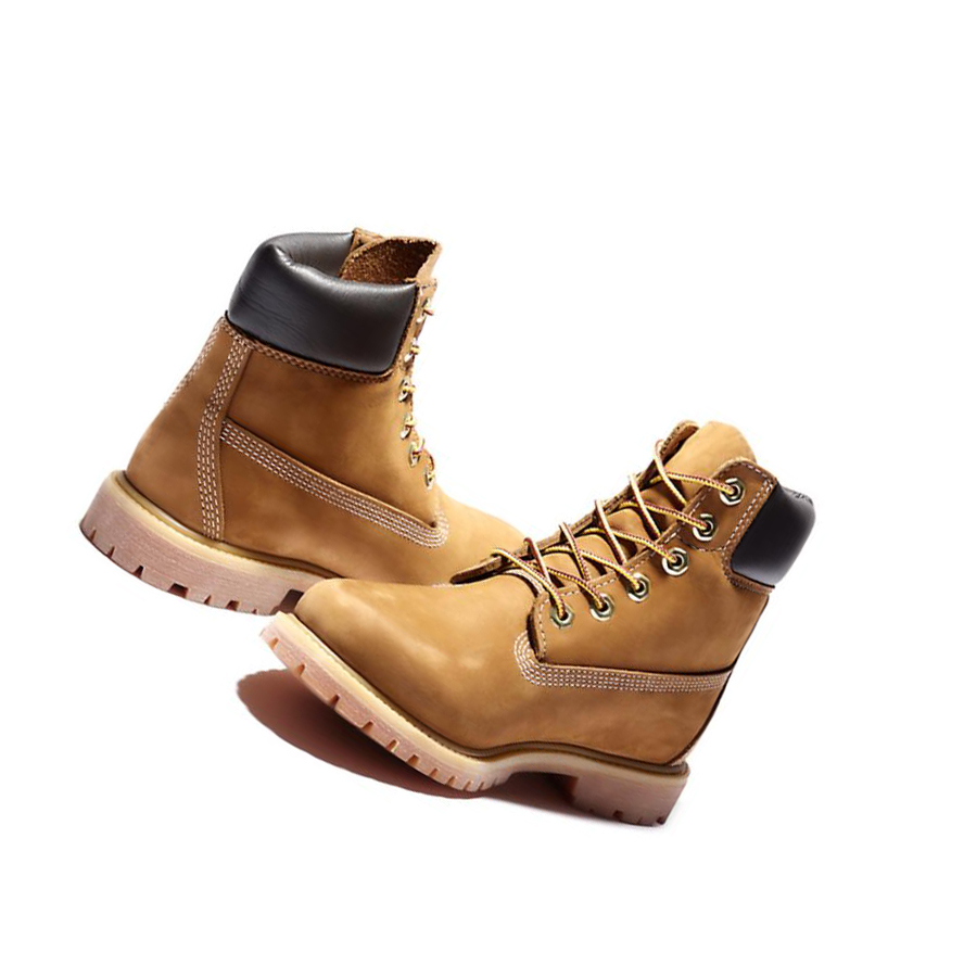 Original 6-inch Boots Timberland Premium Waterproofs Mujer Marrones | ES-TKXDC52