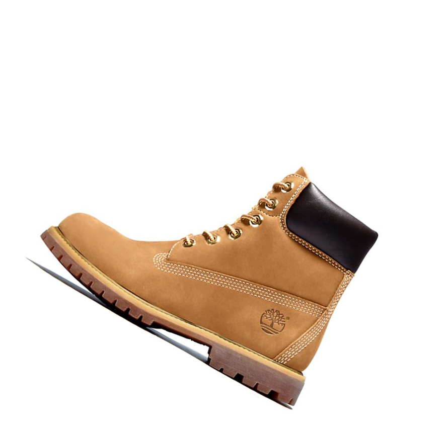 Original 6-inch Boots Timberland Premium Waterproofs Mujer Marrones | ES-TKXDC52