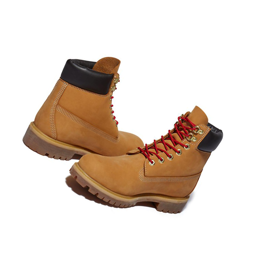 Original 6-inch Boots Timberland Premium Luxe Cuero Hombre Amarillo | ES-VLWHQ71