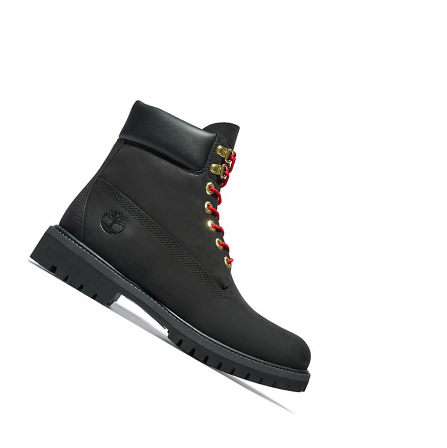 Original 6-inch Boots Timberland Premium Luxe Cuero Hombre Negras | ES-XOYCN31