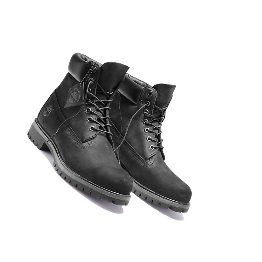 Original 6-inch Boots Timberland Premium Hombre Negras | ES-YENDI93