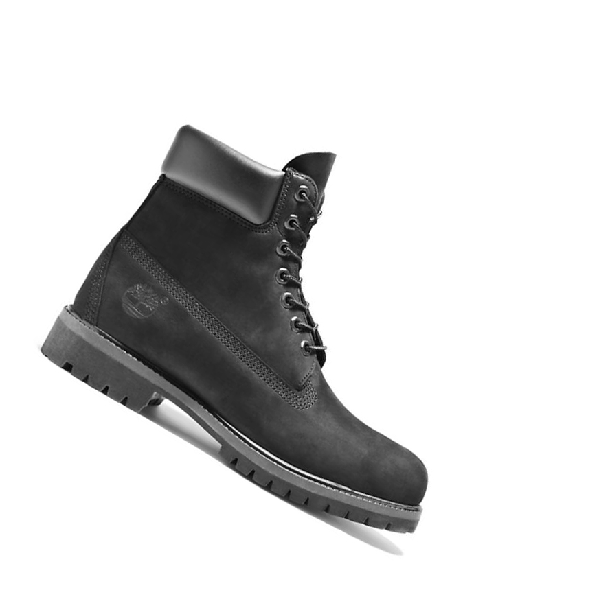 Original 6-inch Boots Timberland Premium Hombre Negras | ES-YENDI93