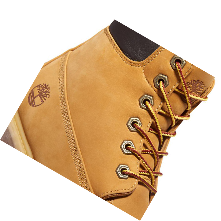 Original 6-inch Boots Timberland Premium Mujer Amarillo | ES-ZWVBG14