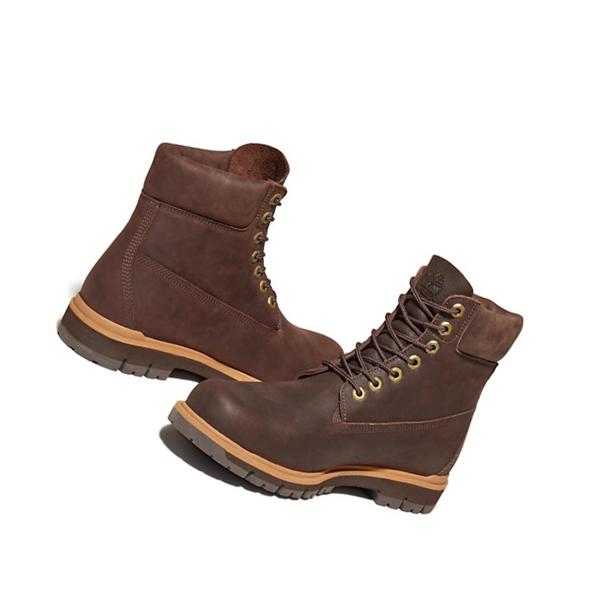 Original 6-inch Boots Timberland Radford Hombre Marrones Oscuro | ES-GQLNI06