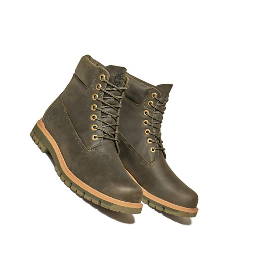 Original 6-inch Boots Timberland Radford Hombre Verde Oscuro | ES-XYZIG95