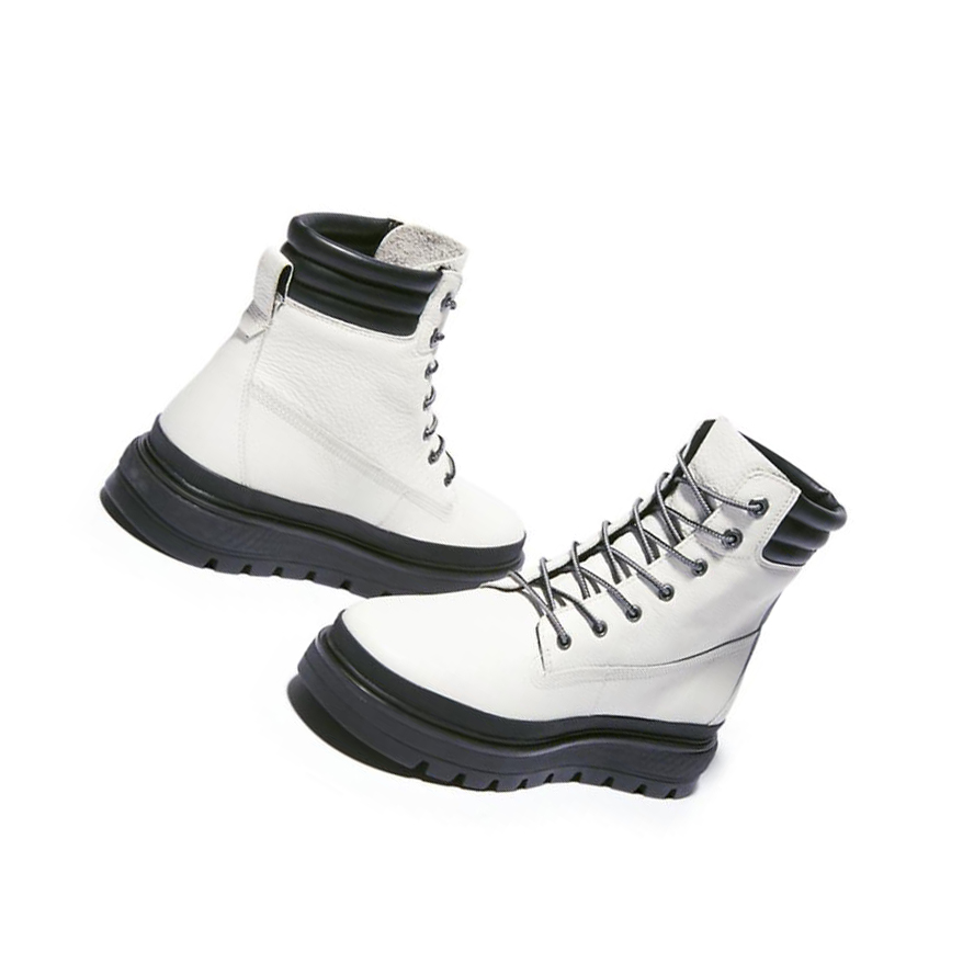 Original 6-inch Boots Timberland Ray City Mujer Blancas | ES-IYBMP47