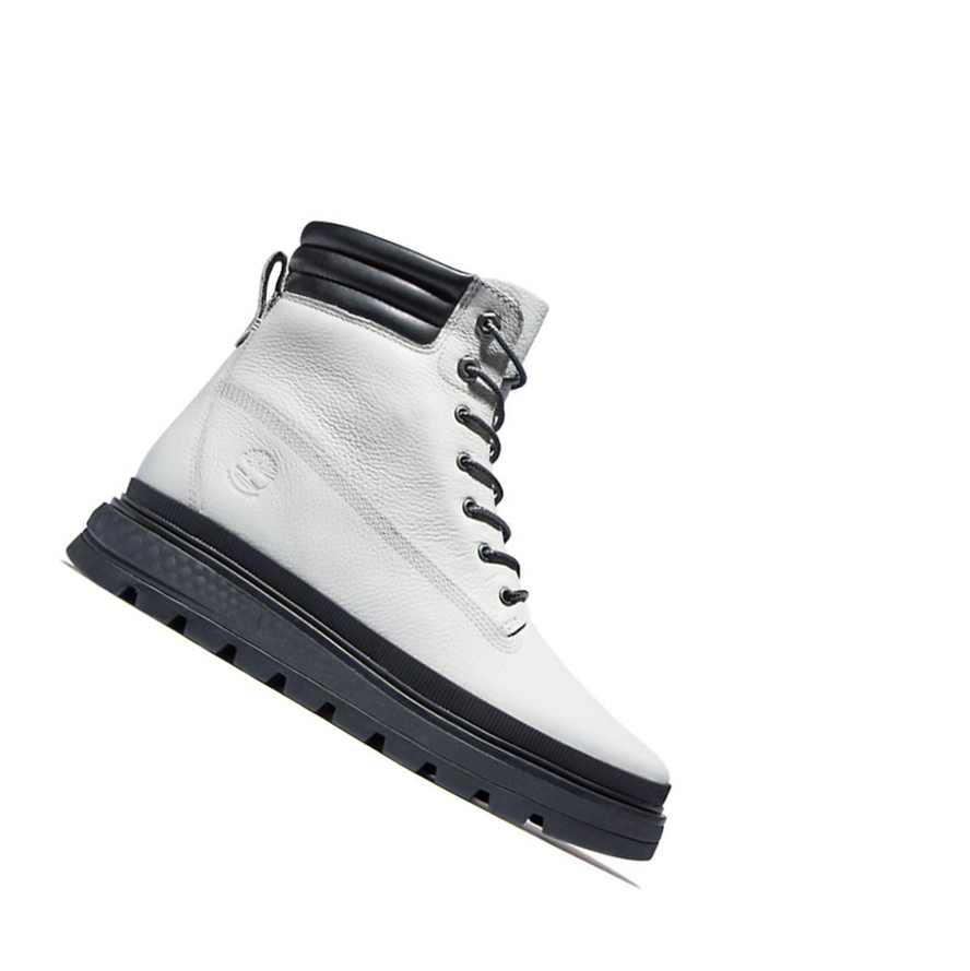 Original 6-inch Boots Timberland Ray City Mujer Blancas | ES-IYBMP47