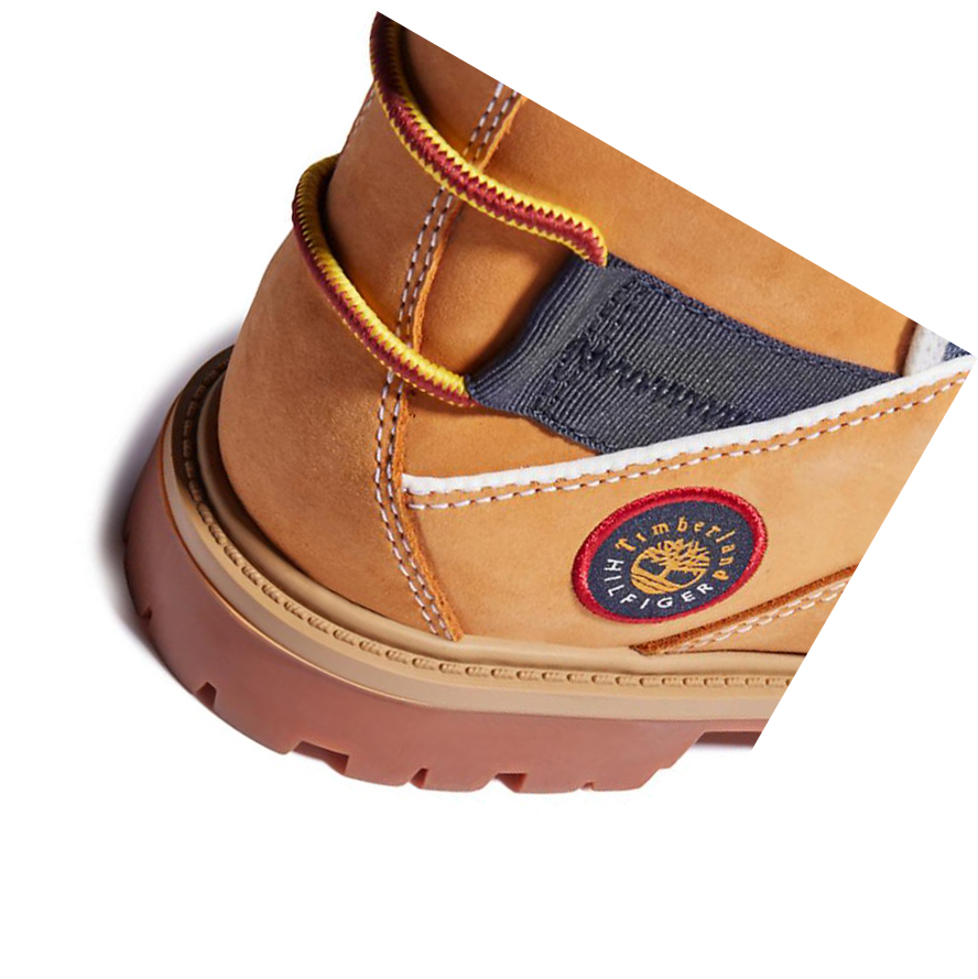 Original 6-inch Boots Timberland Tommy Hilfiger x Timberland® Re-Mixed EK+ Mujer Amarillo | ES-BGMJF27