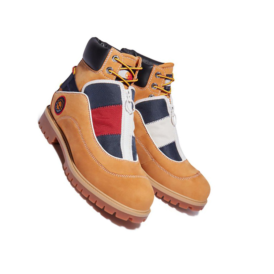 Original 6-inch Boots Timberland Tommy Hilfiger x Timberland® Re-Mixed EK+ Hombre Amarillo | ES-HIBLU38