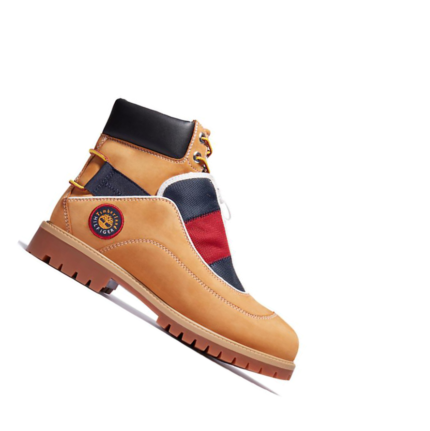 Original 6-inch Boots Timberland Tommy Hilfiger x Timberland® Re-Mixed EK+ Hombre Amarillo | ES-HIBLU38