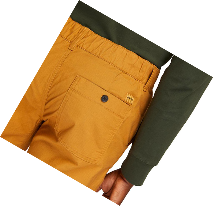 Pantalones Deportivos Timberland Ripstop Climbing Hombre Amarillo | ES-KSLBW59