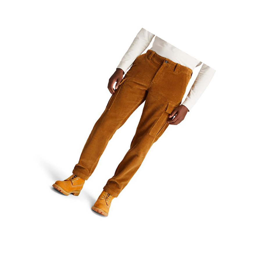 Pantalones Timberland Corduroy Cargo Hombre Marrones | ES-EIDFU28