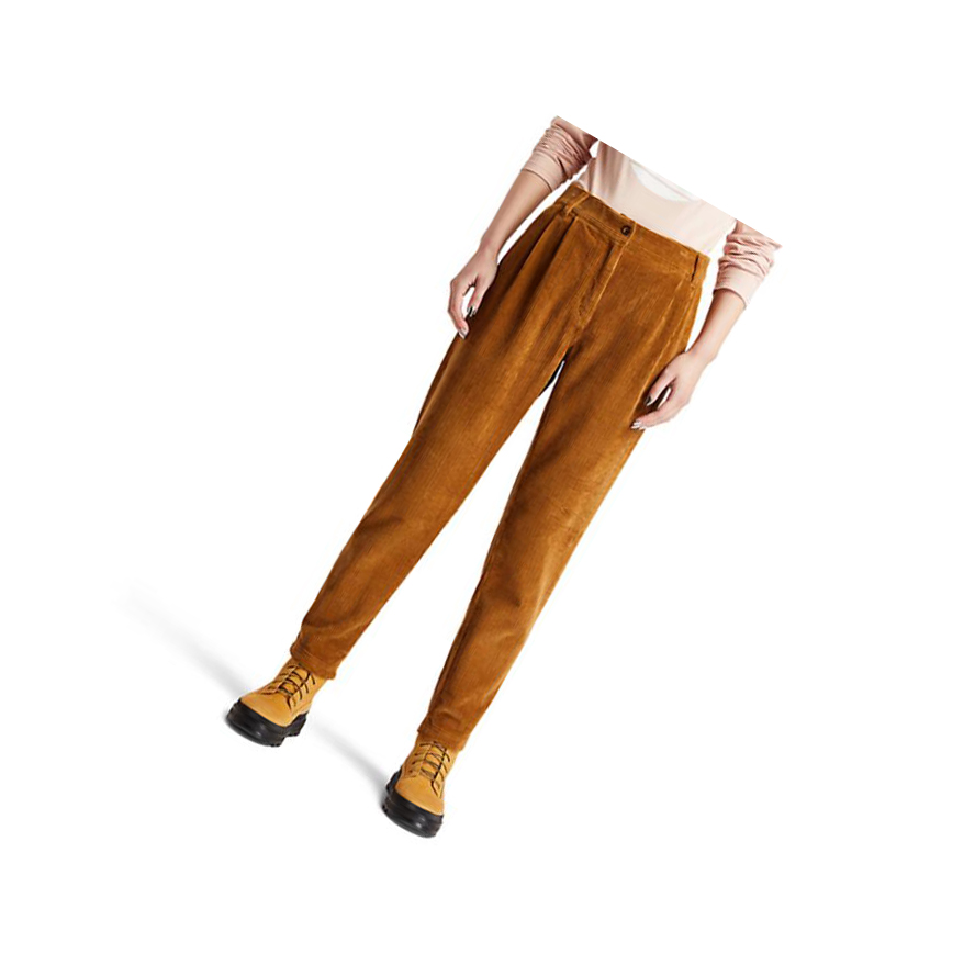 Pantalones Timberland Corduroy Mujer Marrones | ES-XBKZO09