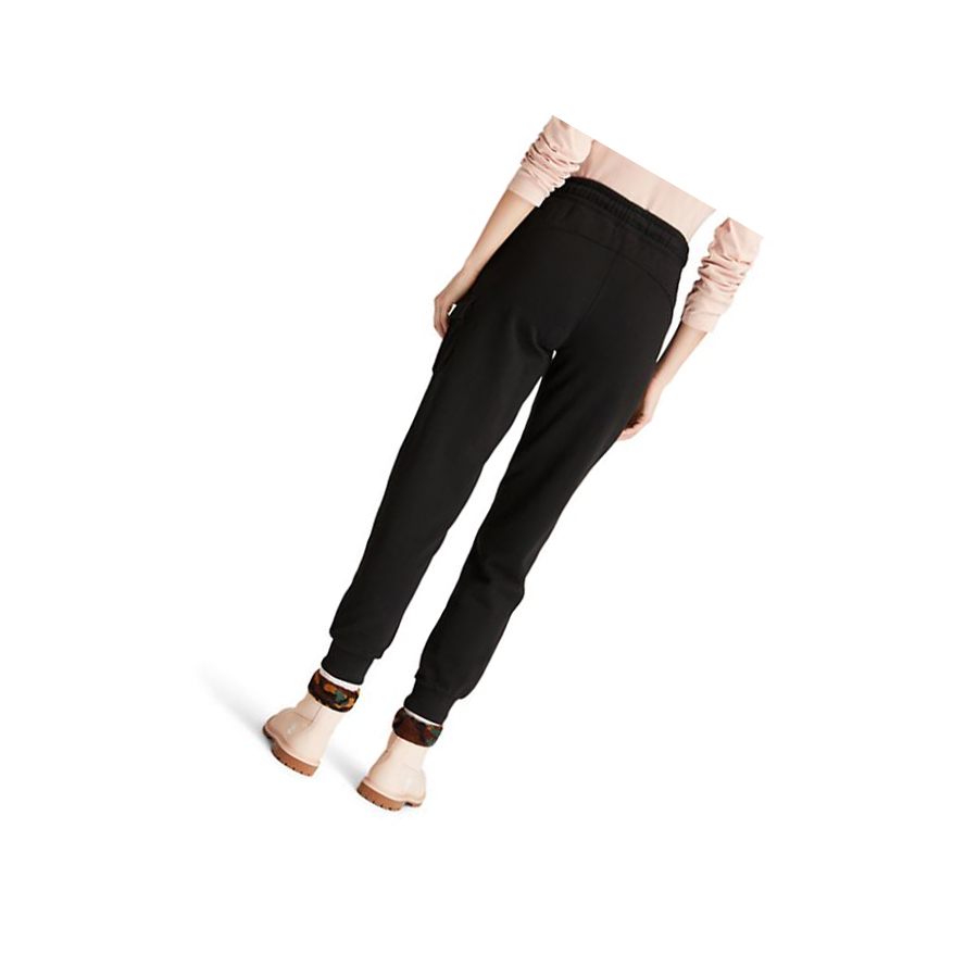 Pantalones Timberland Fleece Cargo Sweatpants Mujer Negras | ES-WHYLC60