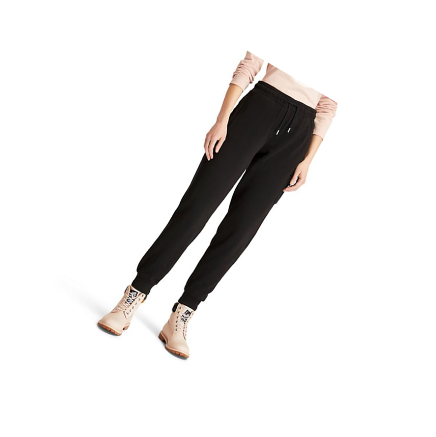 Pantalones Timberland Fleece Cargo Sweatpants Mujer Negras | ES-WHYLC60