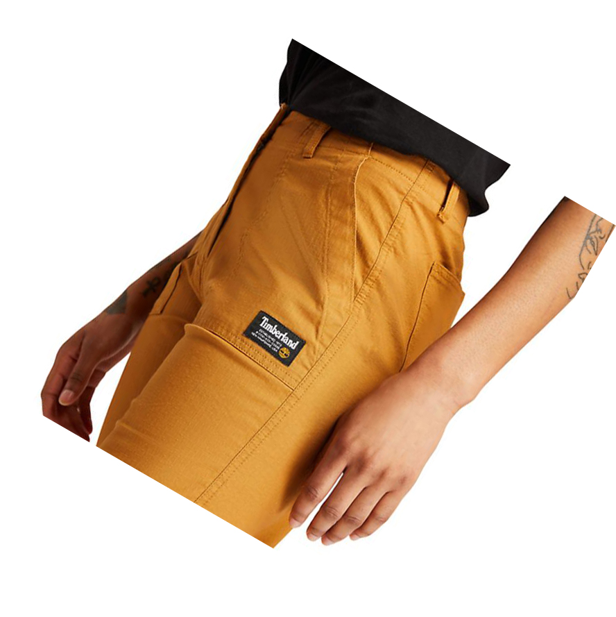 Pantalones Timberland Progressive Utility Mujer Amarillo | ES-RQDUG31