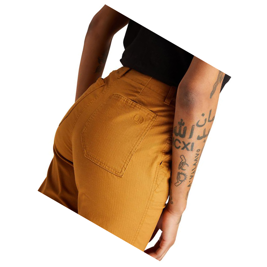 Pantalones Timberland Progressive Utility Mujer Amarillo | ES-RQDUG31