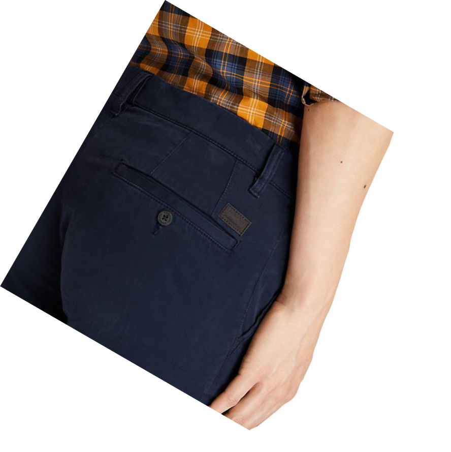 Pantalones Timberland Sargent Lake Ultrastretch Chinos Hombre Azul Marino | ES-QIEGS79