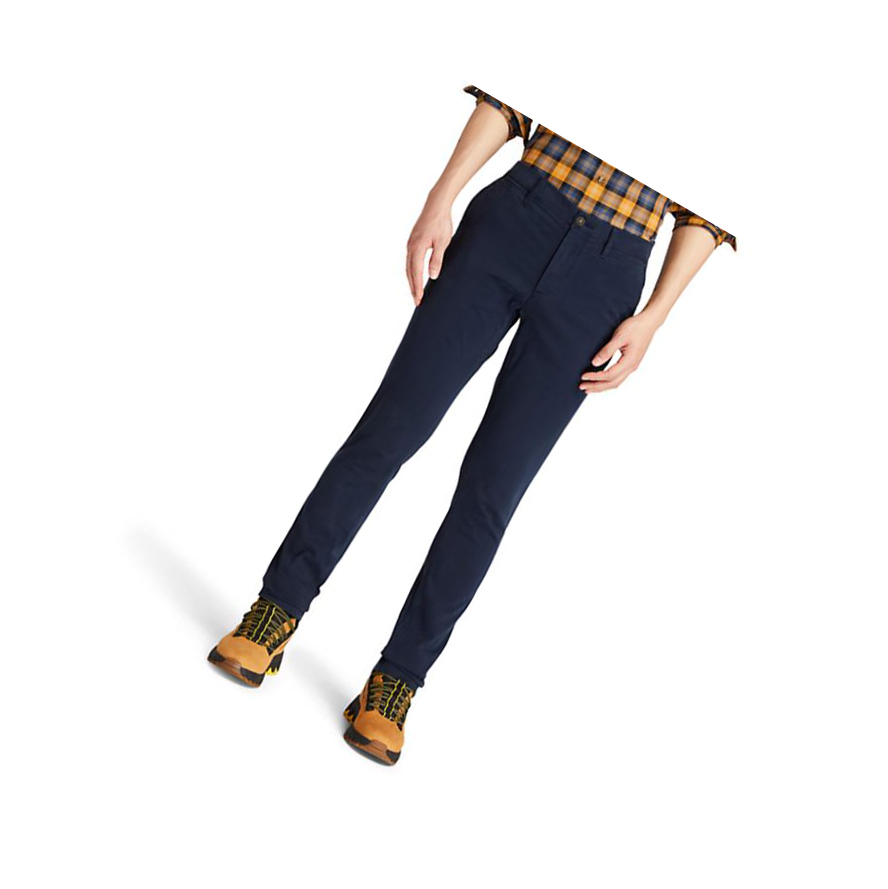 Pantalones Timberland Sargent Lake Ultrastretch Chinos Hombre Azul Marino | ES-QIEGS79