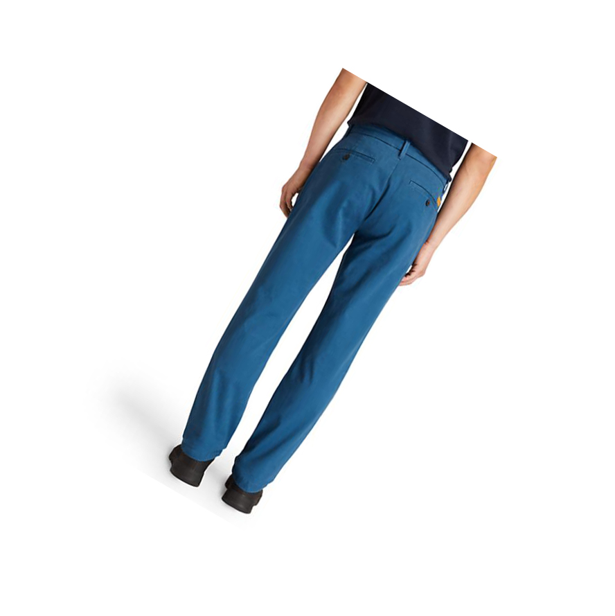 Pantalones Timberland Squam Lake Twill Chino Hombre Azules | ES-BKMGP85