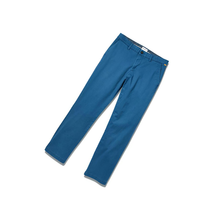 Pantalones Timberland Squam Lake Twill Chino Hombre Azules | ES-BKMGP85