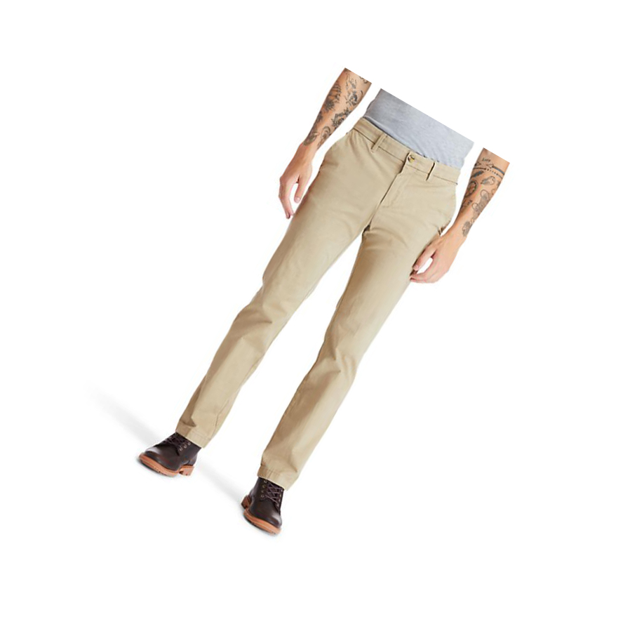 Pantalones Timberland Squam Lake Twill Chino Hombre Kaki | ES-EGKPU34