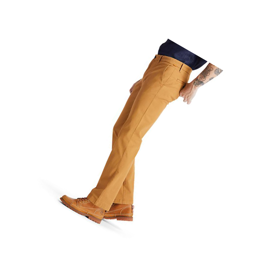 Pantalones Timberland Squam Lake Twill Chino Hombre Amarillo | ES-WTFXJ03