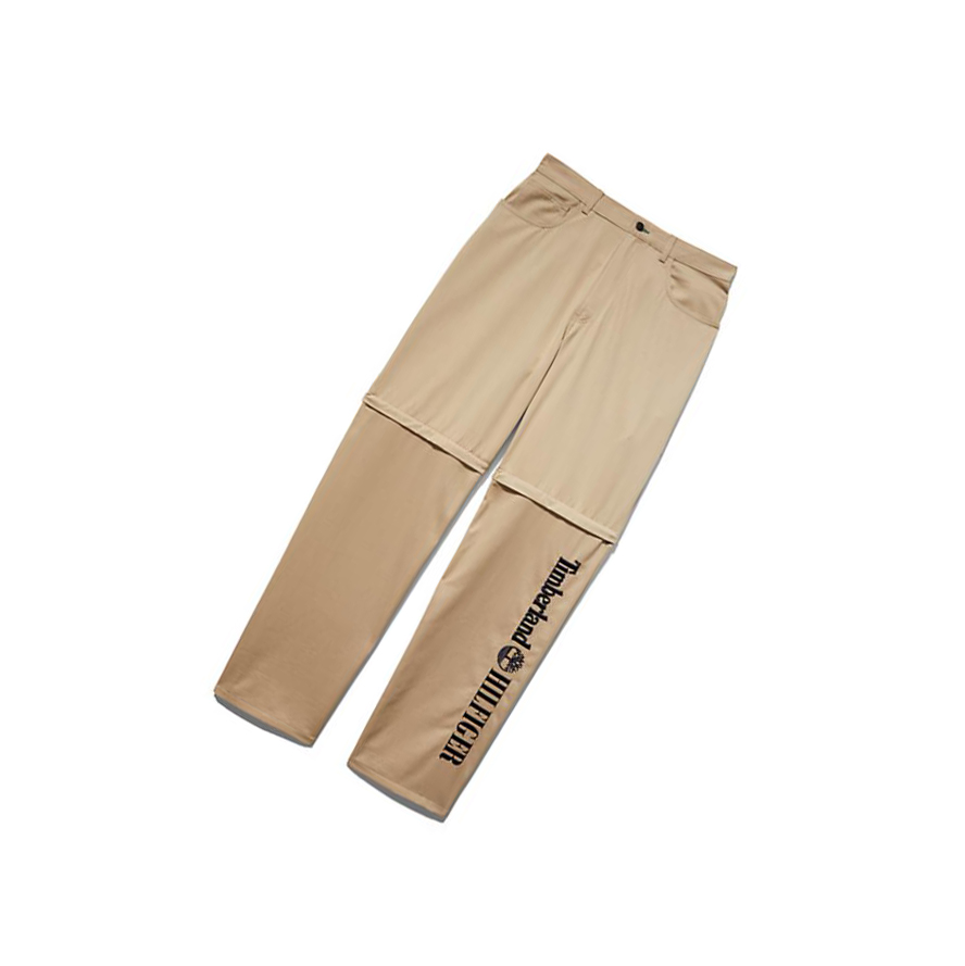 Pantalones Timberland Tommy Hilfiger x Timberland® Re-Mixed Zip-off Carpenter Hombre Beige | ES-WCIAJ80